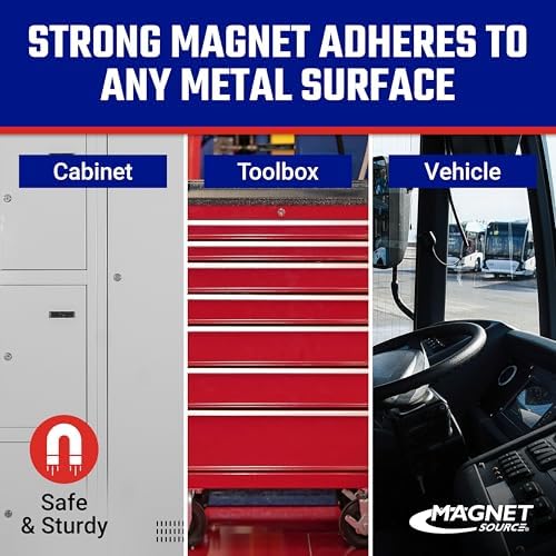 Master Magnetics Magnetic Cup Holder - Caddy for Bottles, Glasses, and Cans - Fits on Fridge, Lawnmower, Forklift, Cart, or Ladder - Heavy-Duty Magnet - Image 6