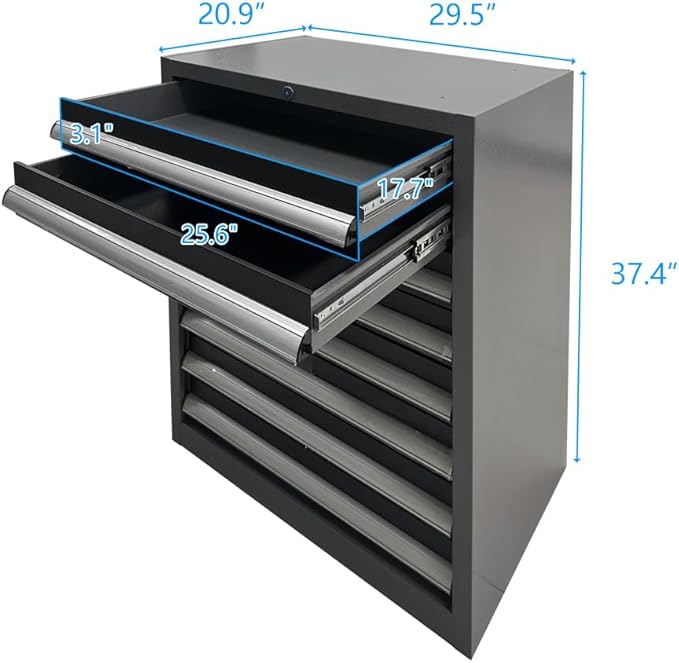 Steel Garage Storage Cabinet System, Tool Cabinets - Image 7