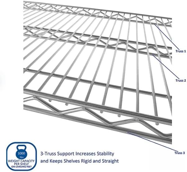 Generic Organize in Style with The Members Mark 6-Tier NSF Heavy Duty Wire - Image 7