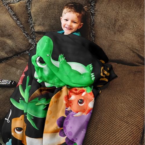 Amonee-YL Dinosaur Blanket 40"X50", Dinosaur Blanket for Boys, Dino Gifts - Image 6