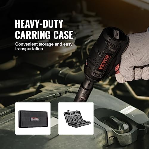 VEVOR 1/2" Drive Impact Socket Set, 13 Piece Deep Socket Set Metric 10-24mm, 6 Point CR-V Alloy Steel for Auto Repair, Easy-to-Read Size Markings, Rugged Construction, Includes Storage Case - Image 6
