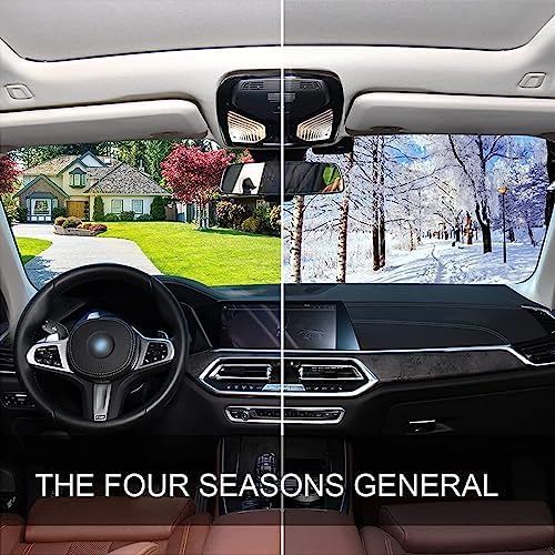 Car Windshield Sun Shade Butterfly Purple Galaxy Foldable UV Ray Sun Visor Protector Sunshade to Keep Your Vehicle Cool 55" x 27.6"