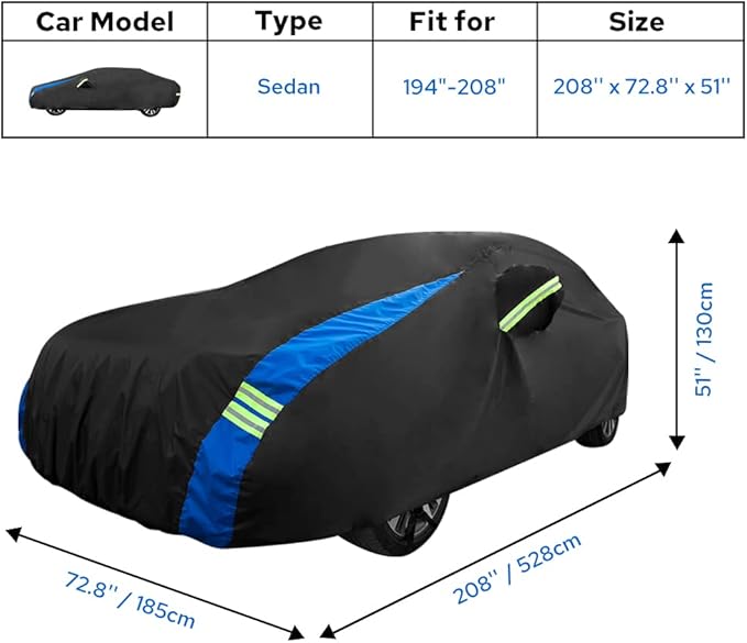 Avecrew Car Cover Waterproof All Weather - Image 2