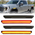 Nilight Fender Side Marker Lights 4PCS for 2020-2025 GMC Sierra 2500HD
