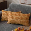DFXSZ Fall Pillow Covers 12x20 2Pcs Light Orange Pumpkin Fall Decorations by DFXSZ