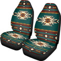 Tribal Aztec Seat Covers for Cars Front Seat, Two Pack Front Seat Covers Car Seat Protectors Universal fit SUV Truck Van Sedans Automotive Interior Covers Easy Install Clean