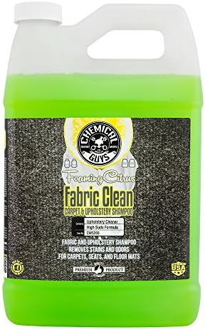 Chemical Guys CWS203 Foaming Citrus Fabric Clean Carpet & Upholstery Cleaner (Car Carpets, Seats & Floor Mats), Safe for Cars, Home, Office, & More, 128 fl oz (1 Gallon), Citrus Scent