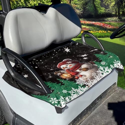 Yewattles Golf Cart Seat Cover Portable Club Car Seat Towel Universal Fit 2-Seat Golf Cart by Yewattles