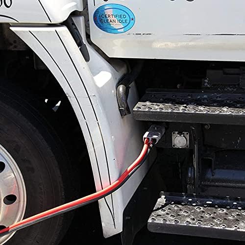 Energizer Jumper Cables, 30 feet, 1 Gauge, 800A, Booster Battery Cables with Permanent Installation kit and Quick Connect Plug for SUV and Trucks with up to 8-Liter Gasoline and 6-Liter Diesel Engines