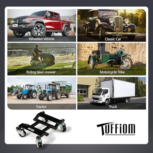 TUFFIOM 6000LBS Car Dolly Set of 4,Anti-Deformation for Vehicle Moving - Image 7