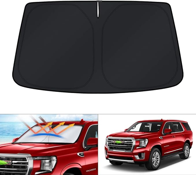 KUST Windshield Sun Shade fit for 2021-2025 Chevrolet Suburban/Chevy by KUST