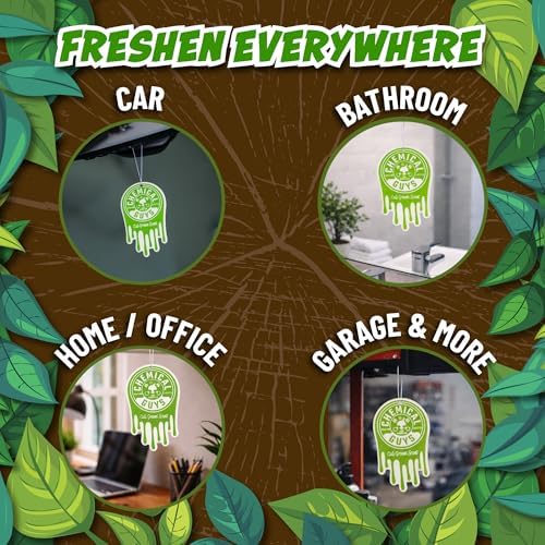 Chemical Guys, Hanging Air Fresheners, Cali Greens Floral Scent, 12 Pack - Image 5