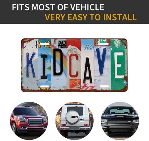 Kid Cave Front License Plate 6" * 12" for Women