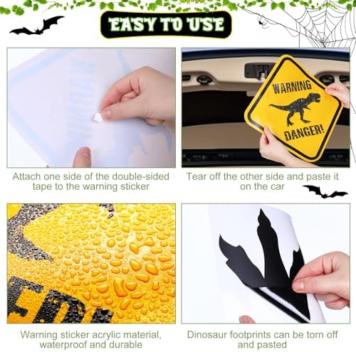 Daisyinner Halloween Dinosaur Trunk or Treat Decorations