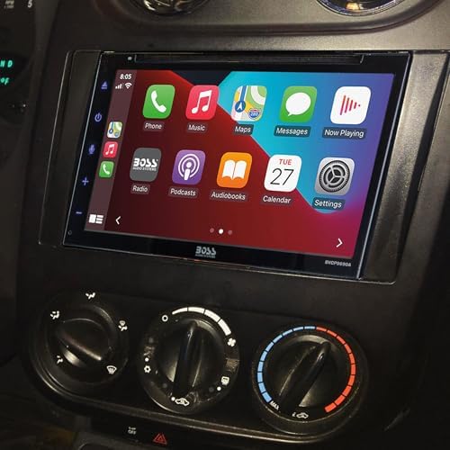 Scosche CR0714DDCS Double DIN Radio Install Dash Kit Compatible with Select 2007-19 Chrysler, Dodge or Jeep Vehicles - Complete Car Stereo Installation Kit - See Fit Guide in Images to Verify Vehicle