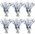Blue and Silver Party Decorations Birthday Table Centerpiece Burst by YinNorth