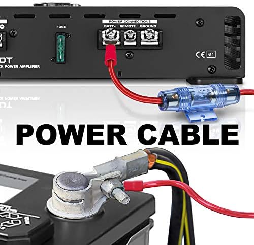 BOSS Audio Systems KIT2 8 Gauge Car Amplifier Installation Wiring Kit
