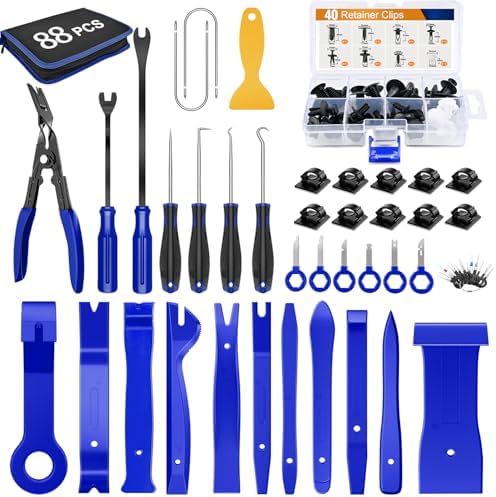 GOOACC 88Pcs Auto Trim Removal Tool and Push Pin Retainer Clip Set by GOOACC