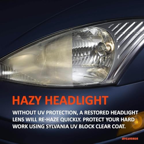 Sylvania UV Block Clear Coat Kit, UV Headlight Protection for Vehicles
