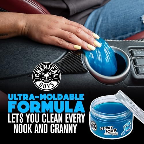 Chemical Guys, Sticky Icky Car Cleaning Gel, Green Apple, 4 Pk