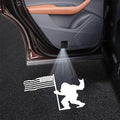 2PCS Compatible with Sasquatch Flag Cars Door Projector LED Shadow Light