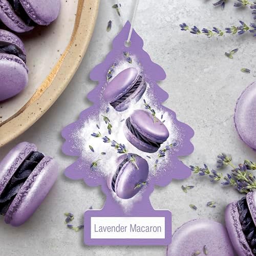 LITTLE TREES Car Air Freshener, 8 Count (Pack of 3), Lavender Macaron