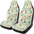 GENANY Dragon and Dice Car Seat Covers, 2-Piece Front Seat Set