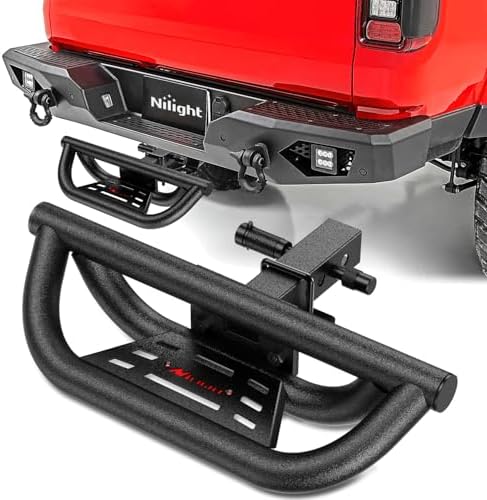 Nilight Drop Hitch Step 2" Receiver Universal for Pickups Trucks SUVs ATVs