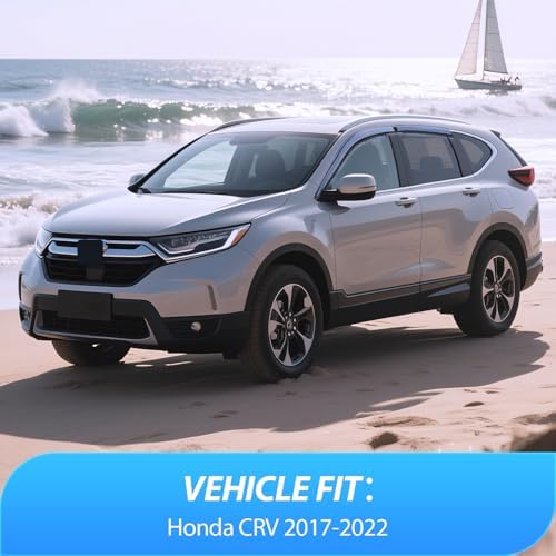 Nilight Tape-On Window Visors for Honda CR-V 2017-2022, 4PCS