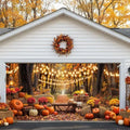 8X7 ft Fall Thanksgiving Garage Door Cover Decorative Autumn Party Decor by Lacoiime