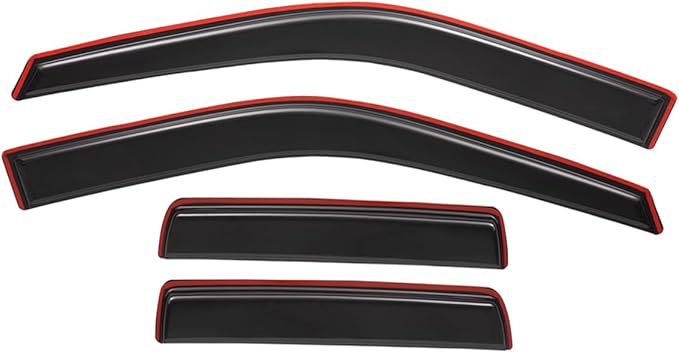 Lightronic Extra Durable Clip-on in-Channel Auto Vent Window Visor, Fits by Lightronic
