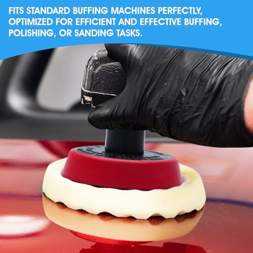 SM Arnold Micro Hook Backing Plate for Buffing, 3" - Image 4