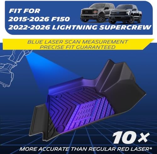 Michelin Vehicle Mats for 2015-2026 Ford F150/2022-2026 Lightning Crew Cab