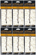 Tyler Candle Company Diva AutoGlam Auto Air Fresheners – Set of 6 – Long-Lasting Luxury Car Air Freshener – Warm Fruity Floral Scent with Amber & Chocolate – Individually Wrapped
