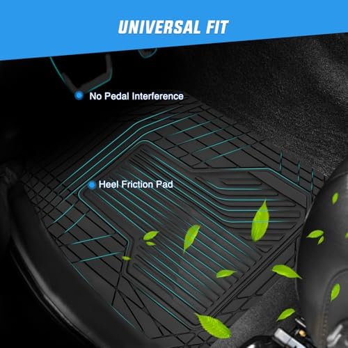 Nilight PVC Floor Mats for Cars Trucks SUVs