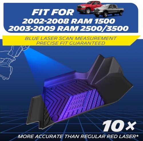 Michelin Vehicle Mats for 2002-2008 Dodge Ram 1500, 2003-2009 Ram 2500/3500