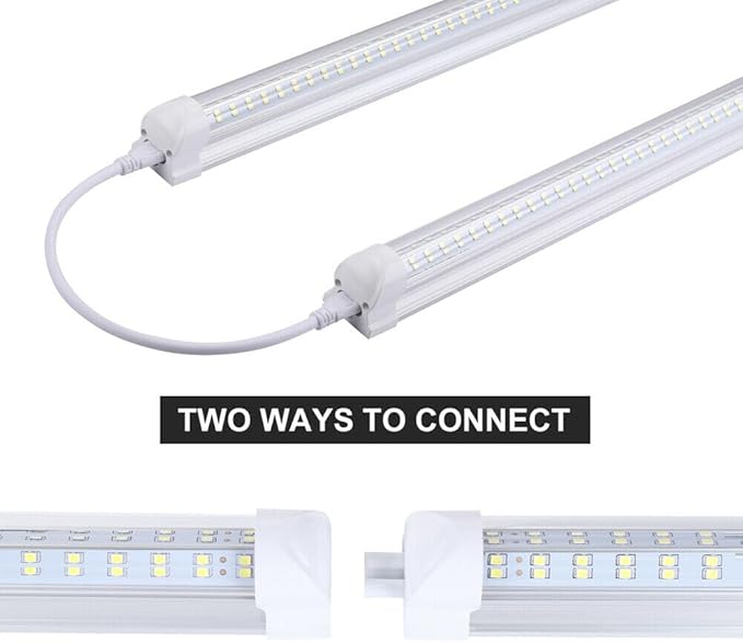 T8 LED Light Tube, 4FT 60W, 6500K Cool White Clear Cover, 4FT Tube Light - Image 5