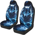 Lightning Wolf Car Seat Covers for Front Seat Breathable Car Seat Cover Protection Interior Accessories Easy to Install and Clean Universal for Cars SUV