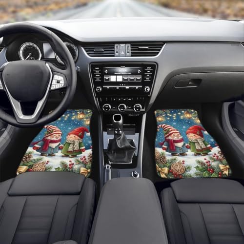 Christmas Car Carpet Floor Mat 4PCS