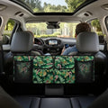 Christmas Pine Candy Car Trunk Organizer Car Backseat Storage Bag with 4 Pockets Hanging Trunk Cargo Storage Universal Auto Accessories for Sedans SUV Trucks Van