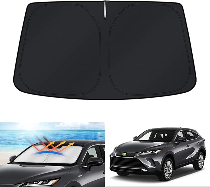 KUST Car Windshield Sun Shade for 2021-2024 Toyota Venza Accessories Sunshade by KUST