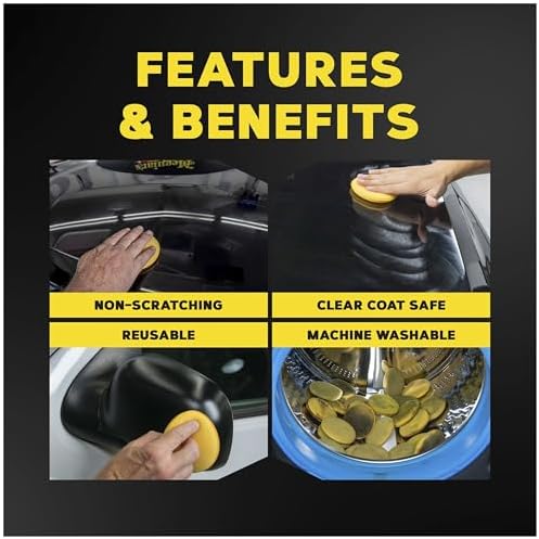Meguiar's 4" Foam Applicator Pads, 4 Pack - Image 3