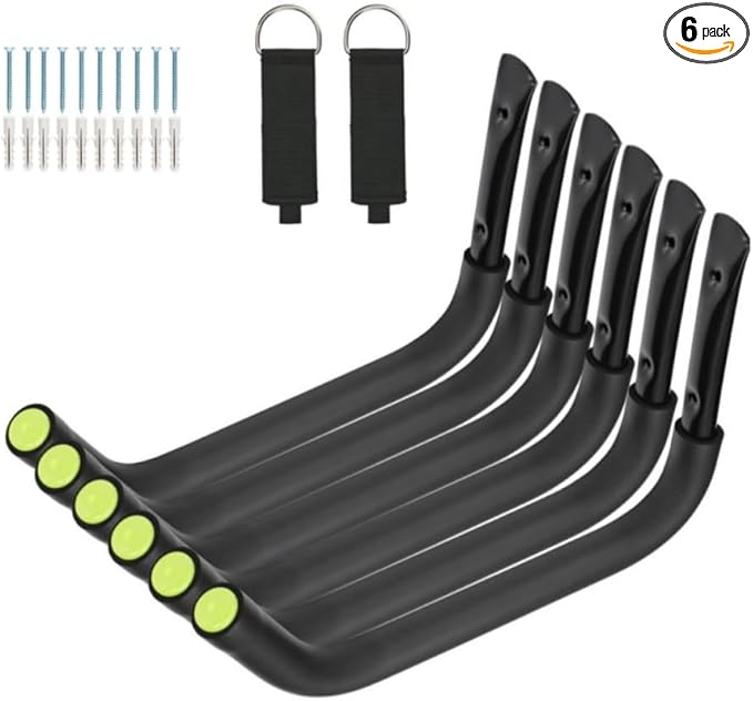 Garage Storage Heavy Duty Hooks, 15Inch Jumbo Arm Kayak Rack, Heavy Duty Wall by Aweilan