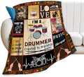 Rock Music Throw Blanket Fleece Flannel Stuff Plush Gifts 40"X50" by Unknown