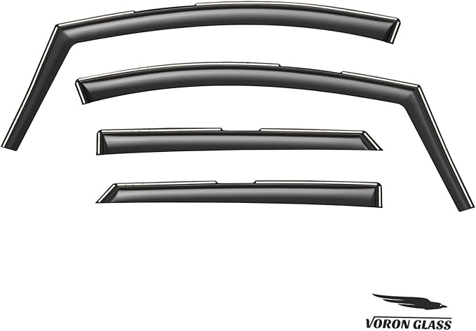 Voron Glass in-Channel Extra Durable Rain Guards - Image 7