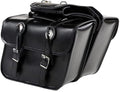 GARGOYLE BELLS Motorcycle Saddle Bags Leather Motorcycle Luggage Bag by GARGOYLEBELLS