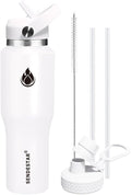 SENDESTAR 40oz Water Bottle Wide Mouth Stainless Steel Vacuum Insulated Double by Sendestar