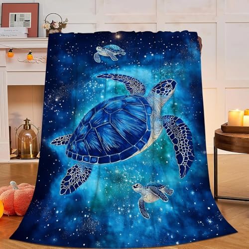 Sea Turtles Throw Blanket Fleece Flannel Stuff Plush Gifts 40"X50" - Image 2
