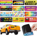 12 Pcs Funny Gay Car Magnets Bumper Prank Rainbow, Cute