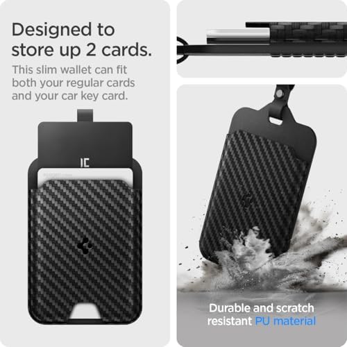 Spigen Key Card Holder Case for Tesla Model Y/S/3/X - 2 Pack
